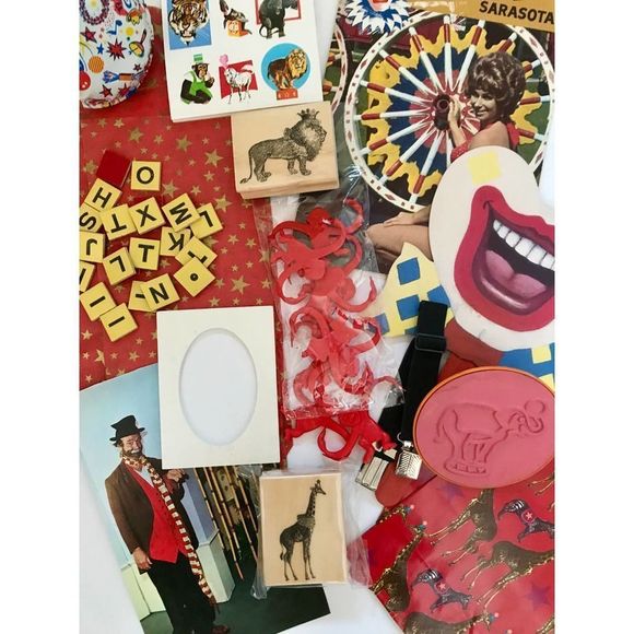 Circus Party Supplies, Bags and Stickers, Vintage Circus Hall of Fame Brochure - Picture 2 of 10